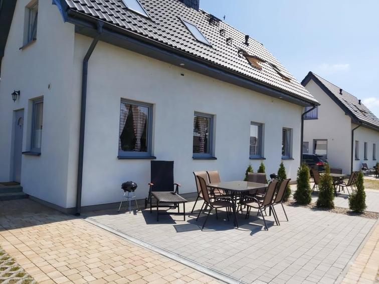Domki Osada Kalinowa Leba Nowecin Sauna Exterior foto
