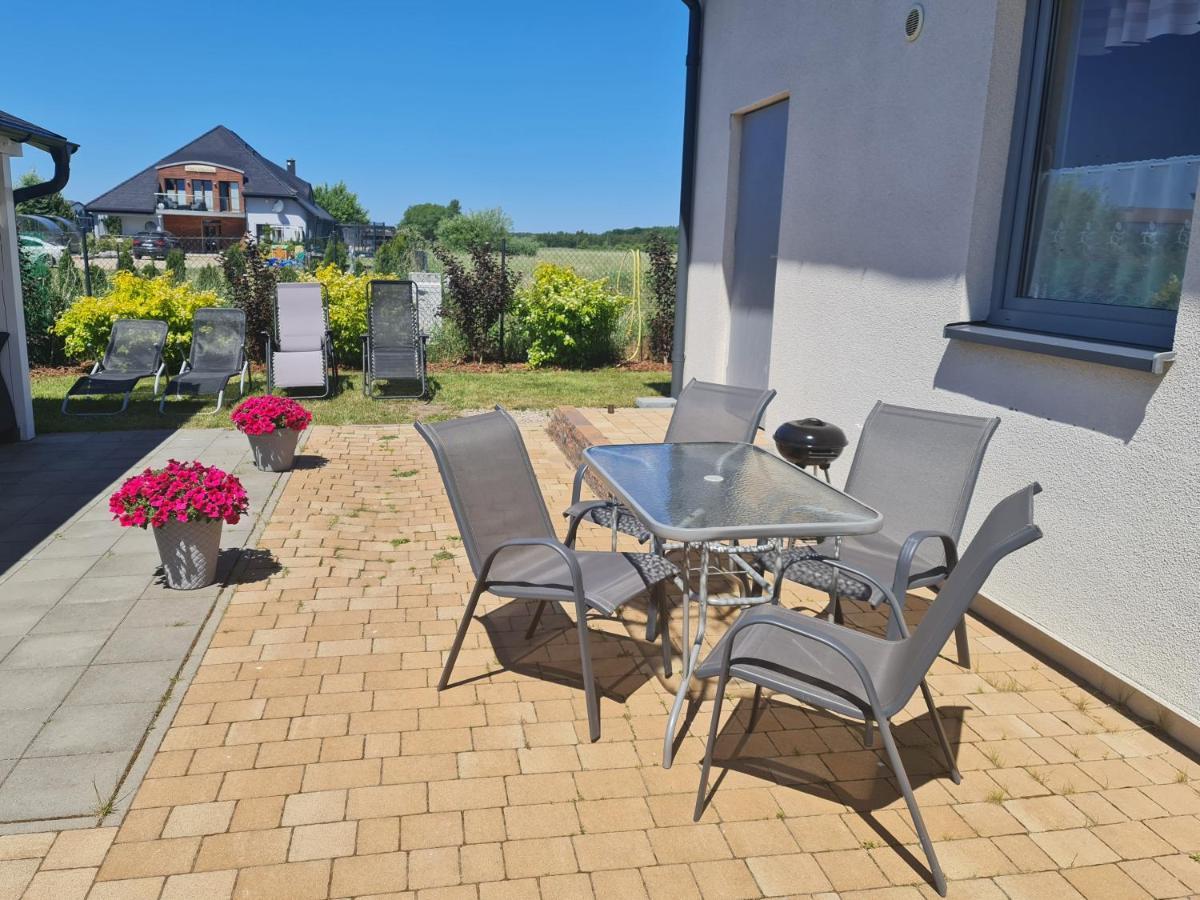 Domki Osada Kalinowa Leba Nowecin Sauna Exterior foto