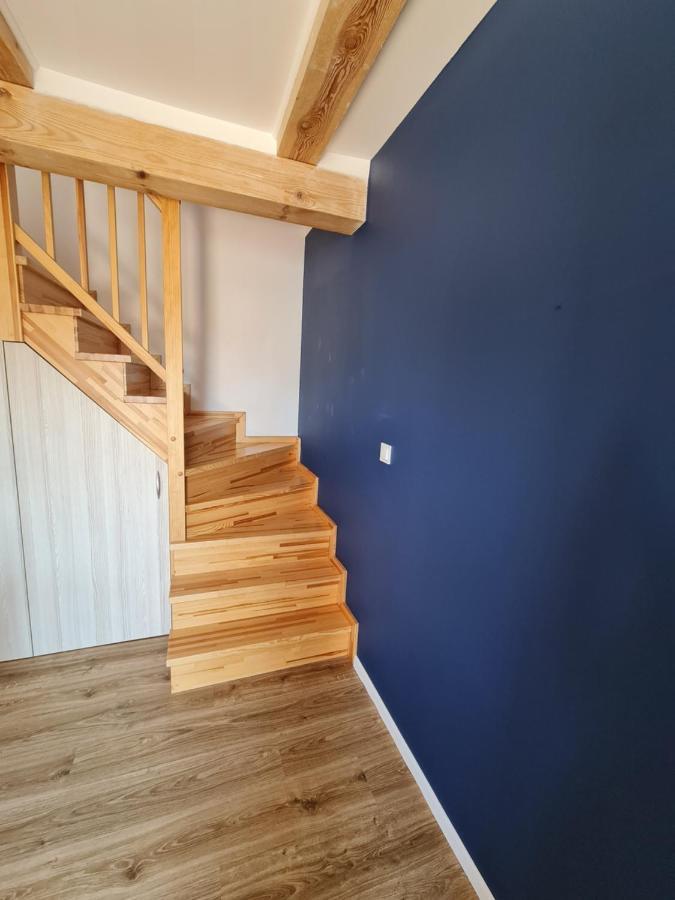 Domki Osada Kalinowa Leba Nowecin Sauna Exterior foto