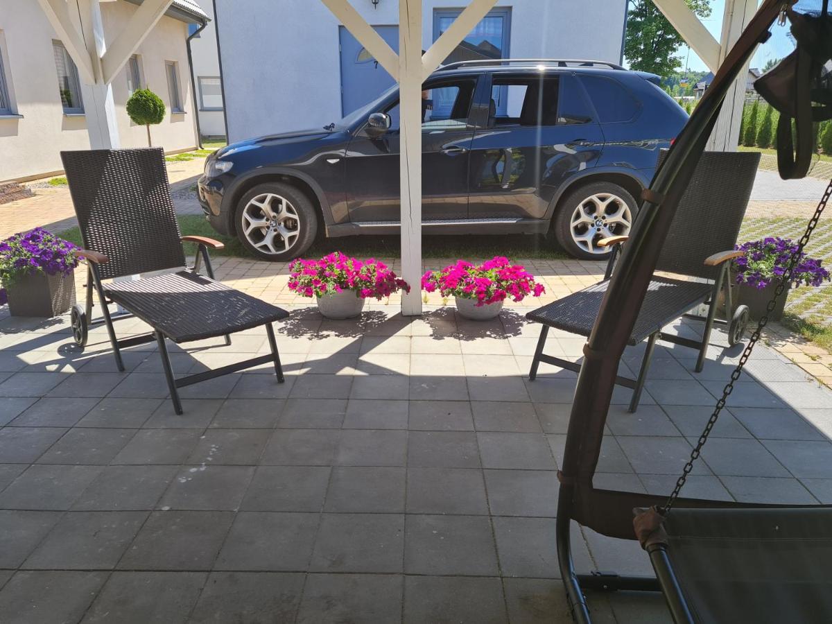 Domki Osada Kalinowa Leba Nowecin Sauna Exterior foto
