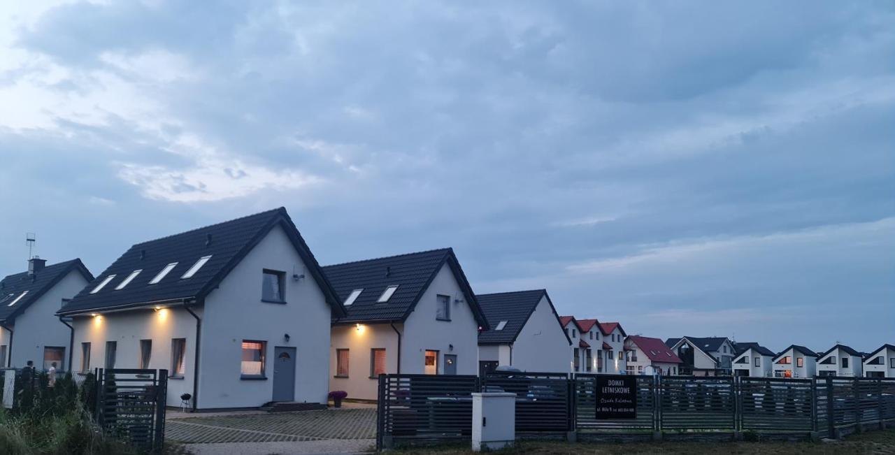 Domki Osada Kalinowa Leba Nowecin Sauna Exterior foto