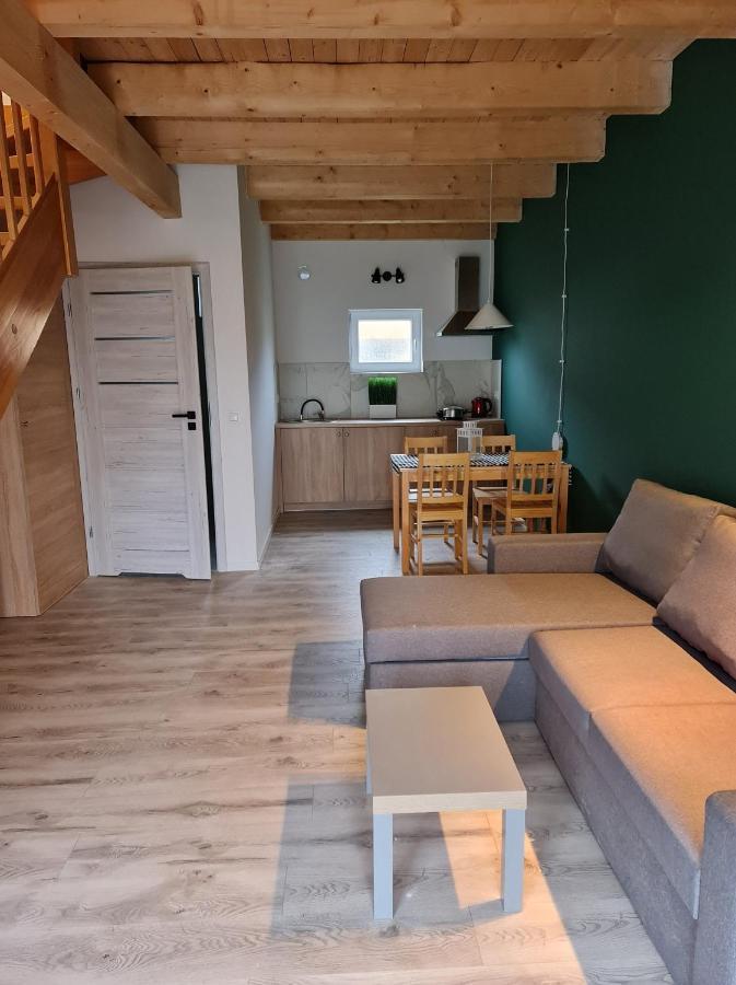 Domki Osada Kalinowa Leba Nowecin Sauna Exterior foto