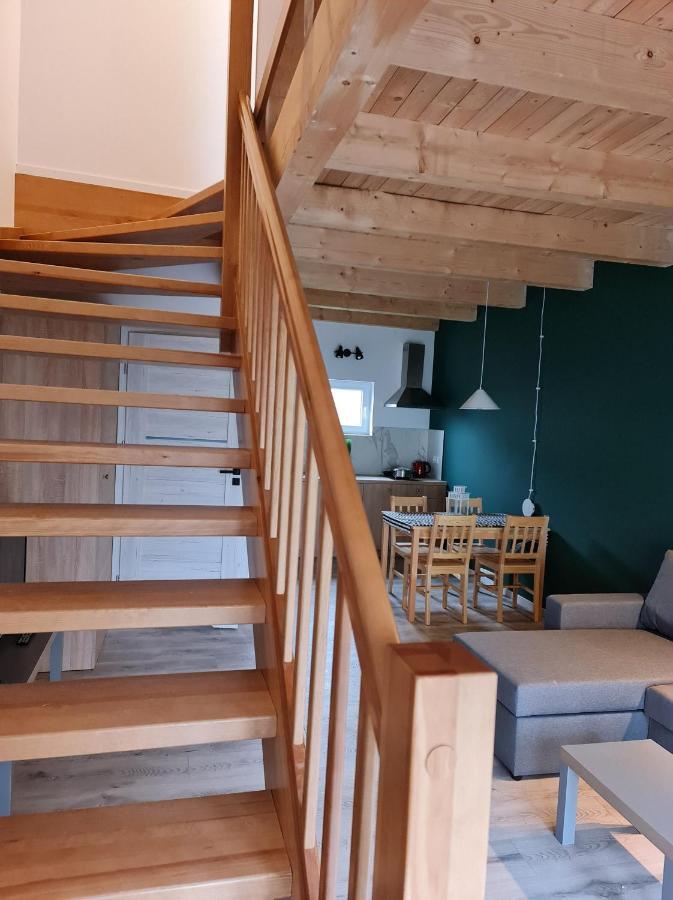 Domki Osada Kalinowa Leba Nowecin Sauna Exterior foto