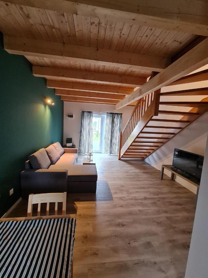 Domki Osada Kalinowa Leba Nowecin Sauna Exterior foto
