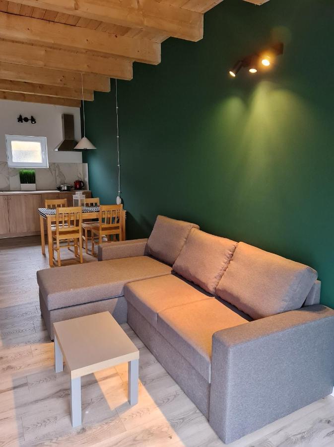 Domki Osada Kalinowa Leba Nowecin Sauna Exterior foto
