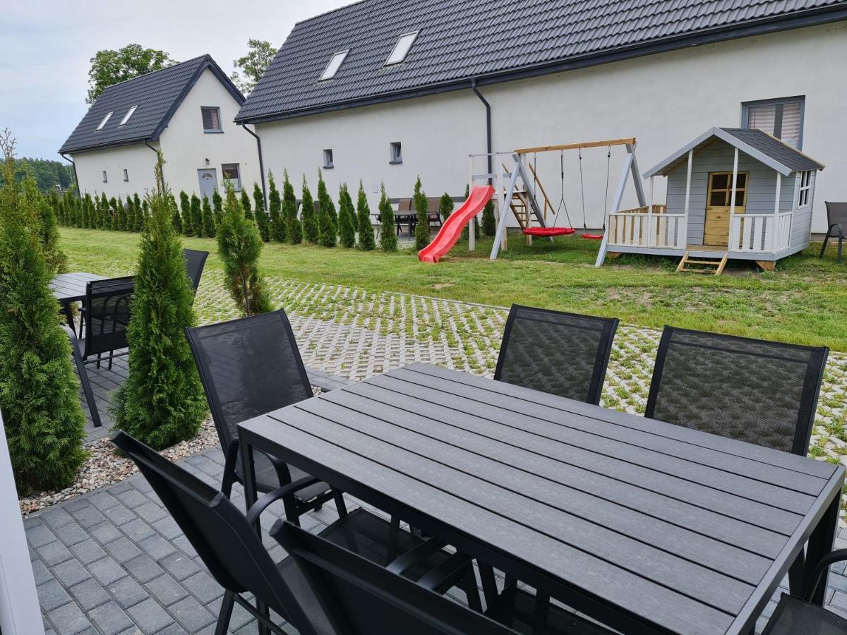 Domki Osada Kalinowa Leba Nowecin Sauna Exterior foto