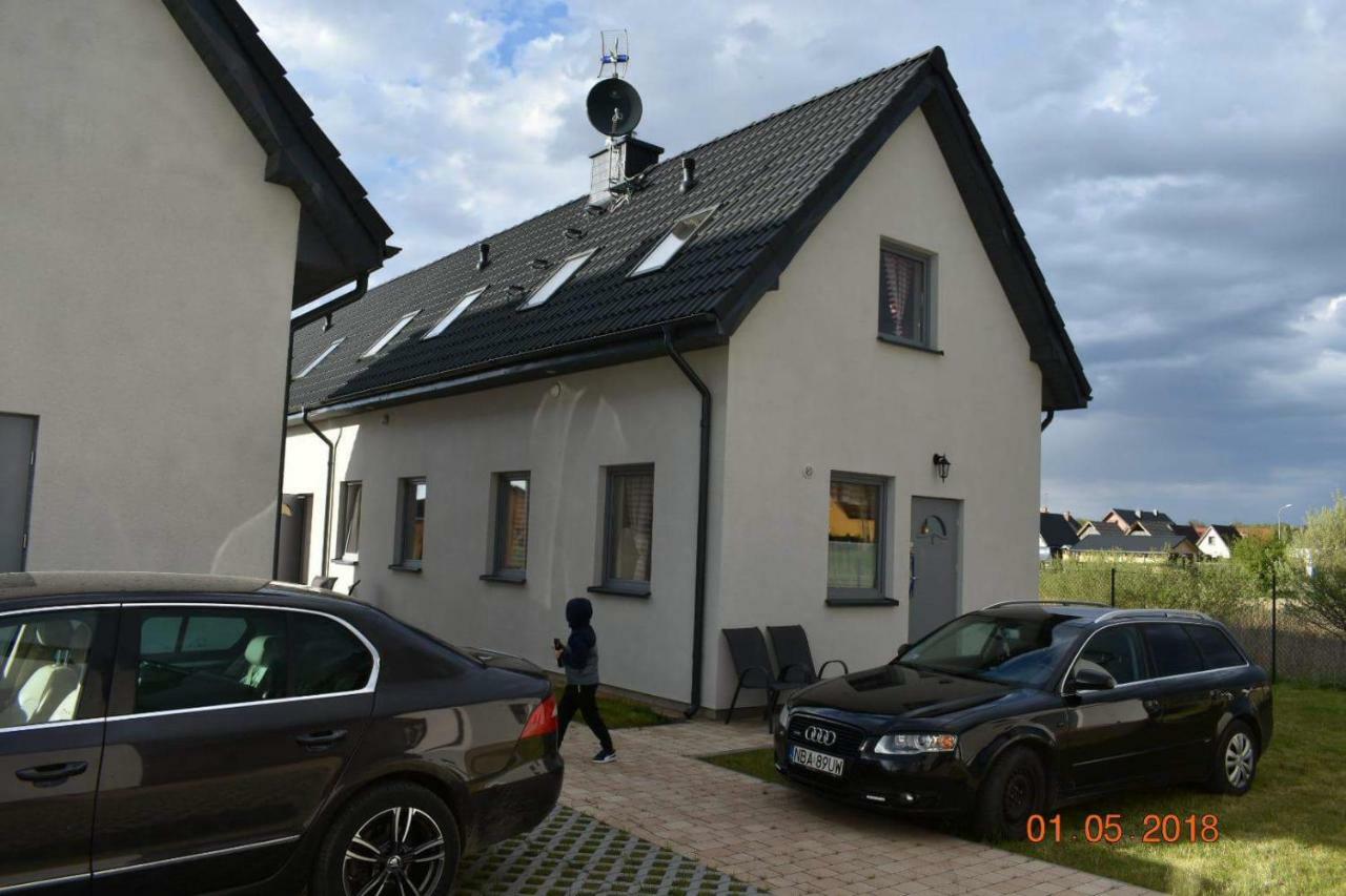 Domki Osada Kalinowa Leba Nowecin Sauna Exterior foto